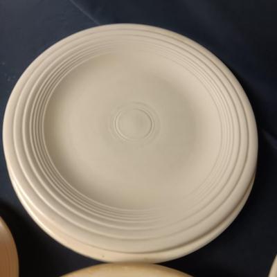 CREAM COLORED FIESTA DINNERWARE