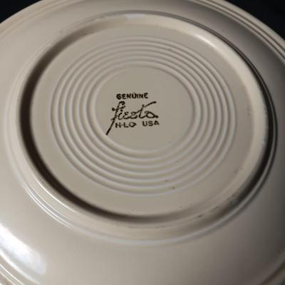 CREAM COLORED FIESTA DINNERWARE