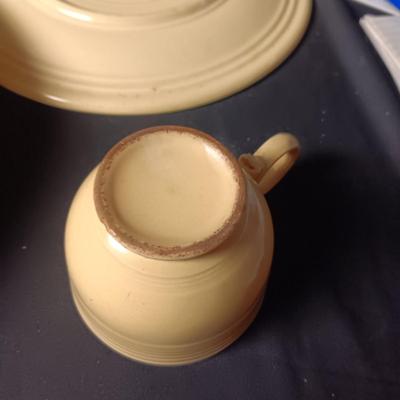 CREAM COLORED FIESTA DINNERWARE