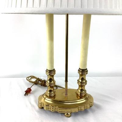 1074 Vintage Double Candlestick Lamp