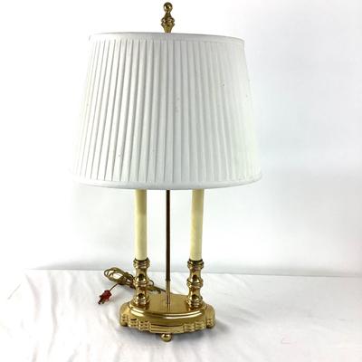 1074 Vintage Double Candlestick Lamp