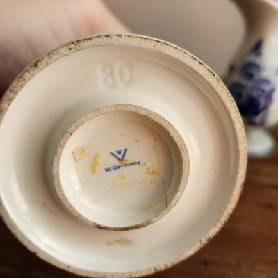 3 Pc Collector Lot Hummel 80Little Scholar Delft Mini Pitcher Belleek Angel Bell