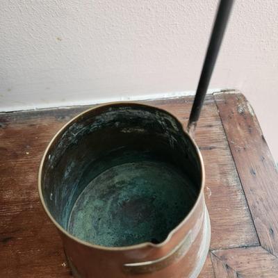 Large Copper Brass Collector Lot Cider Cup Tea pots Hammered Copper Jar