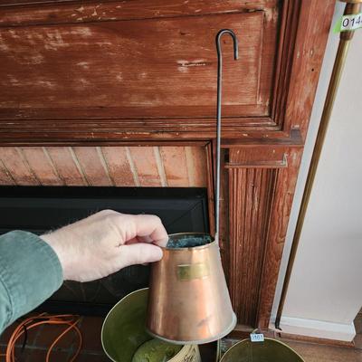 Large Copper Brass Collector Lot Cider Cup Tea pots Hammered Copper Jar