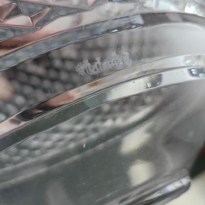 Crystal Glass Cut Glass Lot Waterford Crystal Glasses Bowl Blue Cut to clear Ashtray