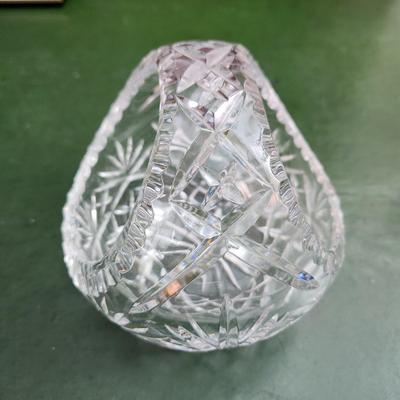 Crystal Glass Cut Glass Lot Waterford Crystal Glasses Bowl Blue Cut to clear Ashtray