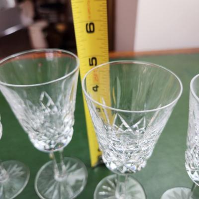 Crystal Glass Cut Glass Lot Waterford Crystal Glasses Bowl Blue Cut to clear Ashtray