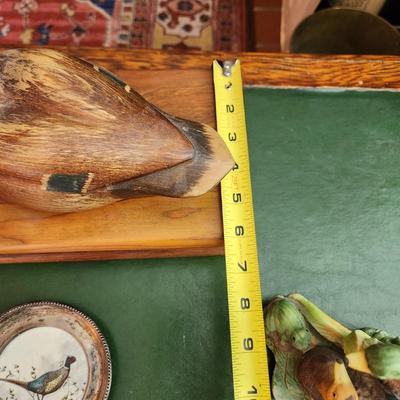 Lot of Waterfowl Collection Coaster, Trinket box
