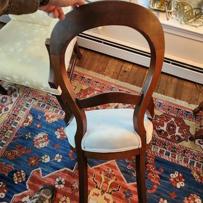 Vintage Victorian Balloon Back Parlor Chair