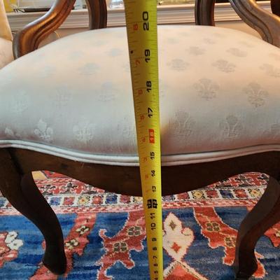 Vintage Victorian Balloon Back Parlor Chair