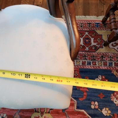 Vintage Victorian Balloon Back Parlor Chair