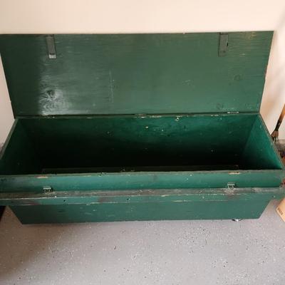 Storage Chest on Casters idea for garage or shed 57x18x23