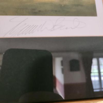 Set of 4 Framed Graeme W. Baxter Golf Prints Signed