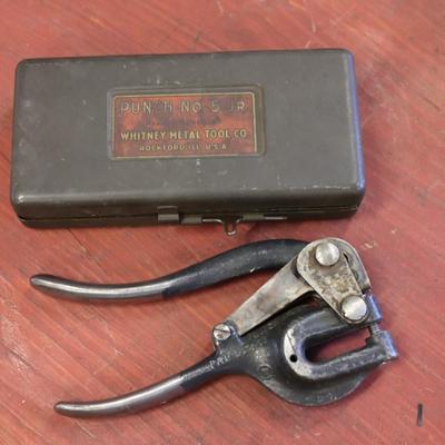 Whitney Metal Tool Co. Punch No. 5 Jr.