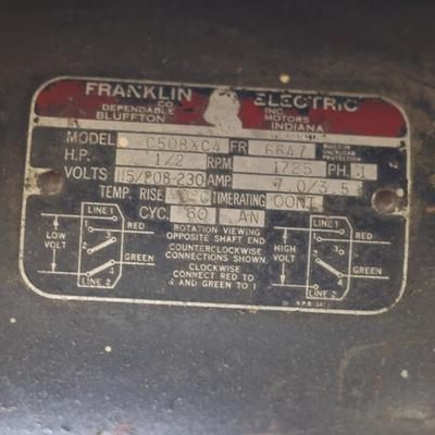 Franklin Electric Belt Sander