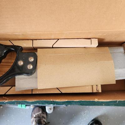 Lot of 4 Tools Black & Decker Saw Sander drill Saw & Mitre box