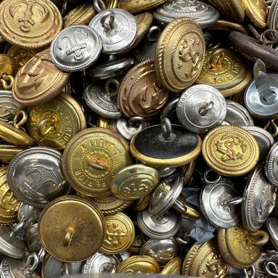 Vintage Navy Uniform Buttons