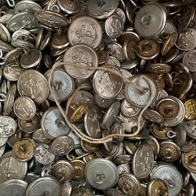 Vintage Navy Uniform Buttons