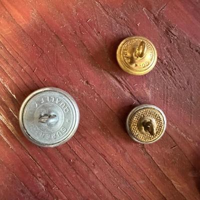 Vintage Navy Uniform Buttons