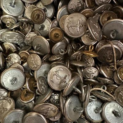 Vintage Navy Uniform Buttons