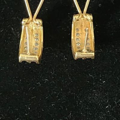 Diamonds and Gold earrings
