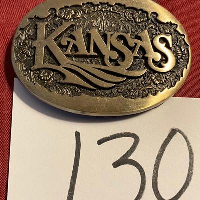 Vintage Kansas Belt Buckle