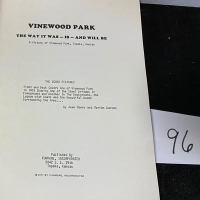 Vintage Vinewood Park Topeka, Ks Book