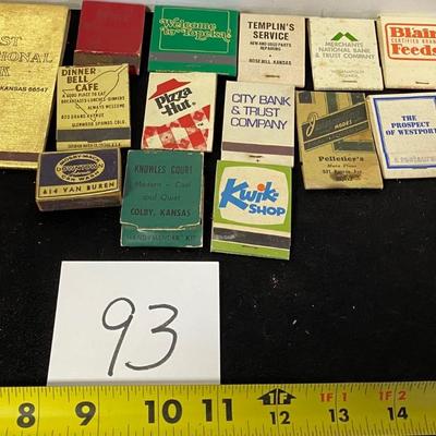 Vintage Match Boxes