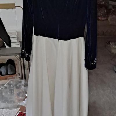 Blue Velvet Designer Dress size 10
