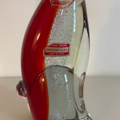 Statue / Figurine of Dog - Venetian Glass