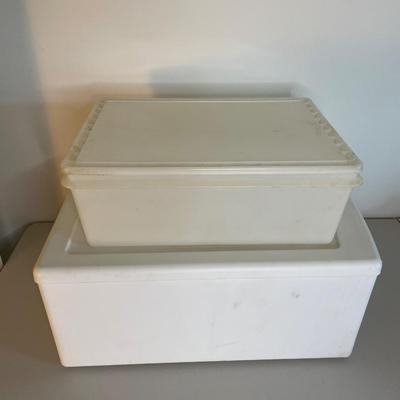 White / Clear Storage Containers