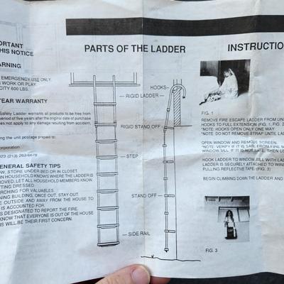 Fire Escape Ladder 2 story