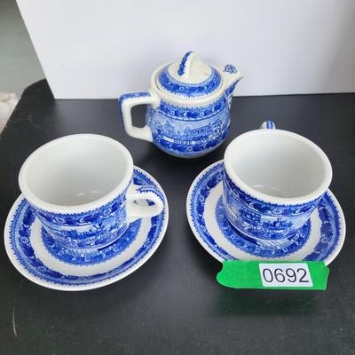Baltimore & Ohio Railroad Shenango China Cups Saucer Creamer