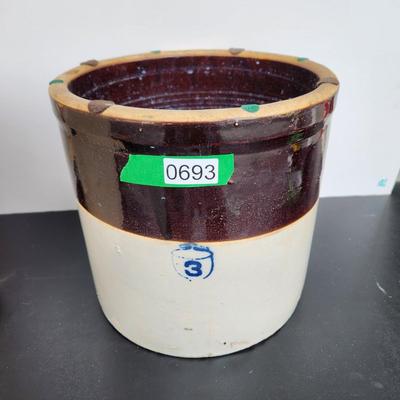 3 Gallon Stoneware Crock