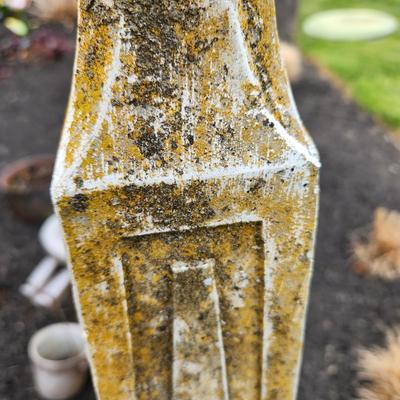 Large Concrete Marker 45" tall Yard Art