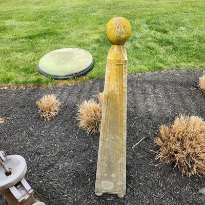 Large Concrete Marker 45" tall Yard Art