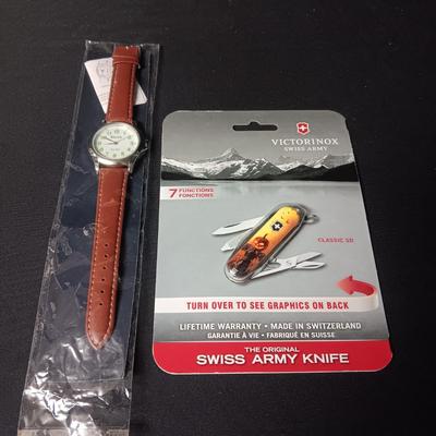 NEW WATCH AND VICTORINOX HALLOWEEN POCKET KNIFE
