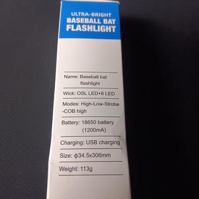 NEW DC-AC POWER INVERTER AND BASEBALL BAT FLASHLIGHT