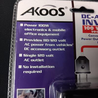 NEW DC-AC POWER INVERTER AND BASEBALL BAT FLASHLIGHT