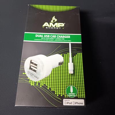 NEW WIRELESS EARBUDS AND DUAL USB CAR CHARGER