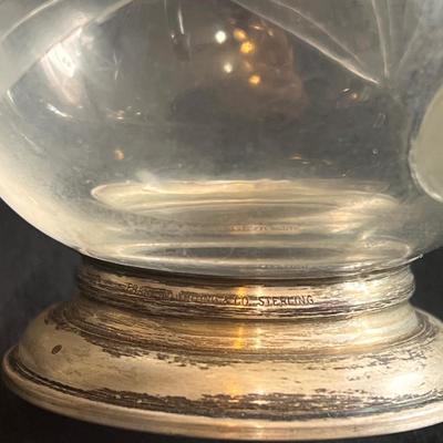 Vintage Etched Glass Collection incl Gorham Sterling (DR-DZ)