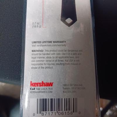 NEW GERBER SAW W/METAL BELT HOLDER AND KERSHAW INTERVAL 1399X