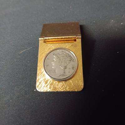 1944 MERCURY DIME? MONEY CLIP
