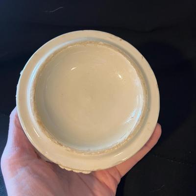 Unique Ceramic Pitcher and Covered Dish (D-MK)