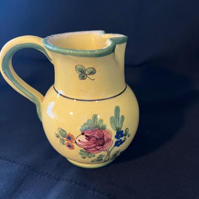 Unique Ceramic Pitcher and Covered Dish (D-MK)