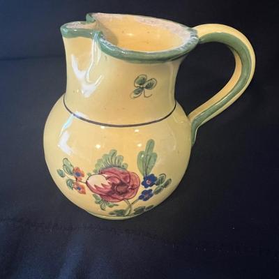 Unique Ceramic Pitcher and Covered Dish (D-MK)