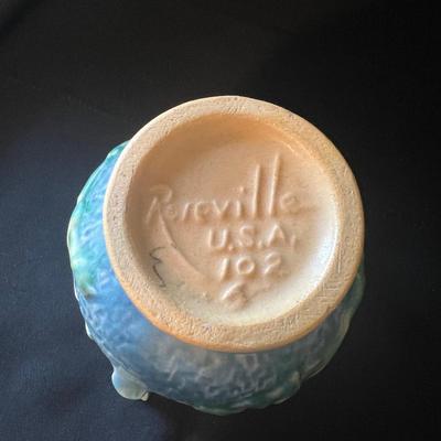 Roseville Clematis Vase and Bowl (D-MK)