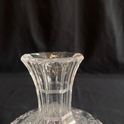 Floral Etched and Cut Crystal Decanter & More (DR-DZ)