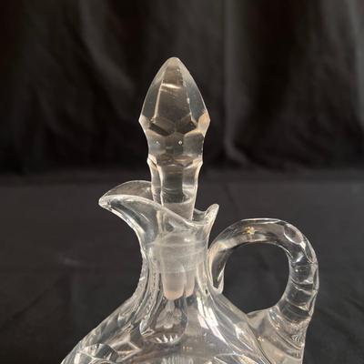 Floral Etched and Cut Crystal Decanter & More (DR-DZ)