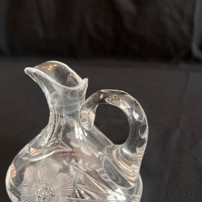 Floral Etched and Cut Crystal Decanter & More (DR-DZ)